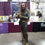 Blurry (noooo), but this guy. Just incredible Aquaman outfit, and he had ice blue contacts in as well. Very awesome. I'll try to get a better pic next time.