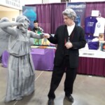 Don't Blink! 2. I was amazed at the makeup on the statue. Wow.